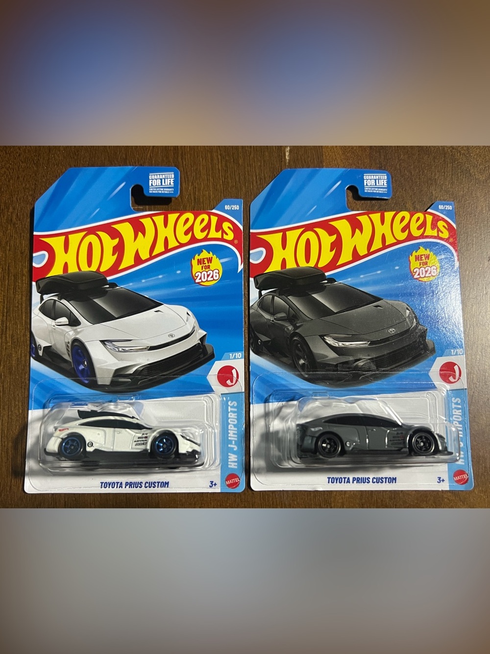 Toyota Prius Custom Hot Wheels (2) New for 2026